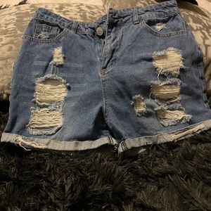 Blue Jean Shorts